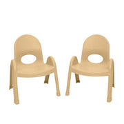 Value Stack™ Stackable Chair - Natural Tan - 7" - Set of 4