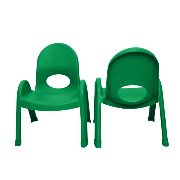 Value Stack™ Stackable Chair - Shamrock Green - 7" - Set of 4