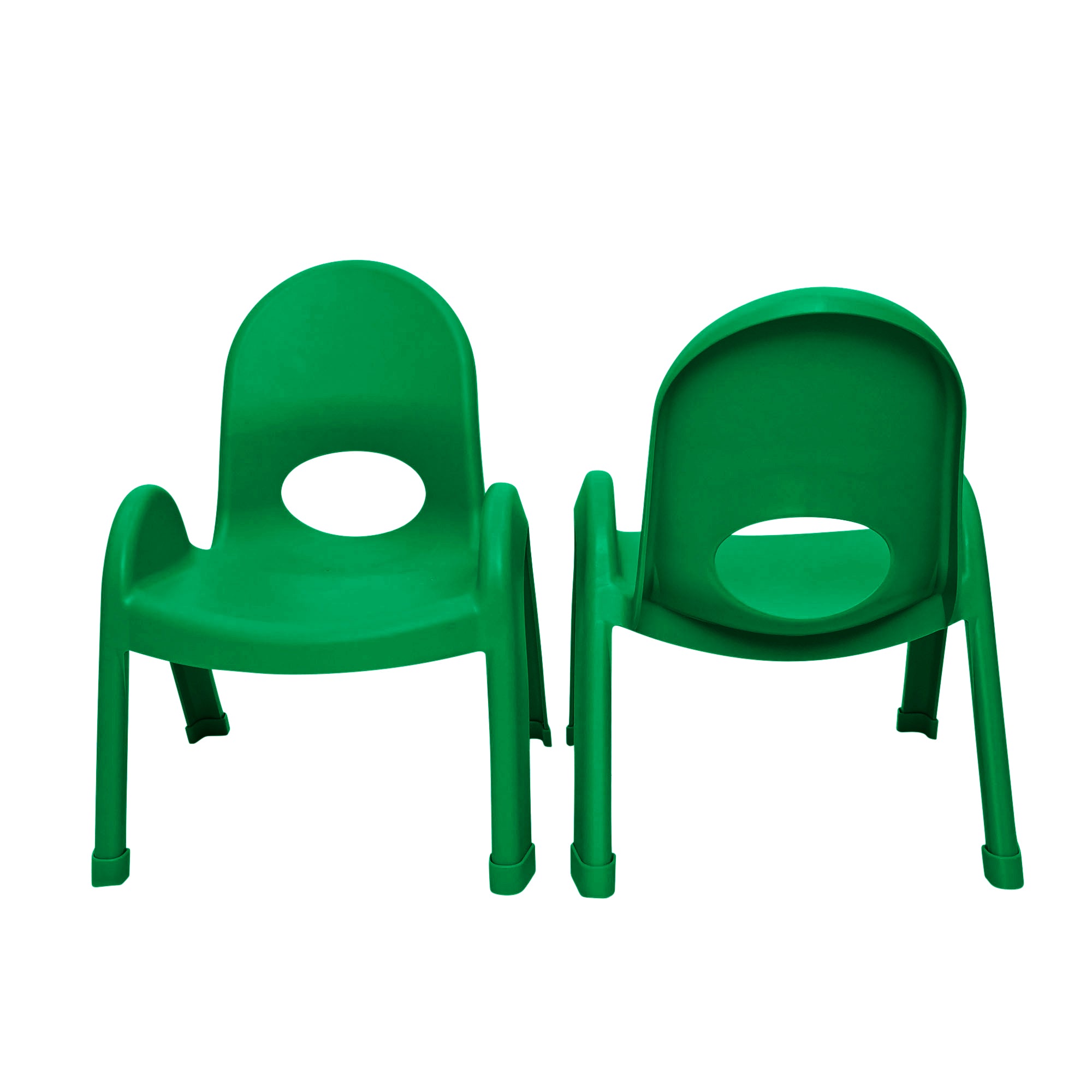 Value Stack 7" Child Chair - Set of 2 - Shamrock Green