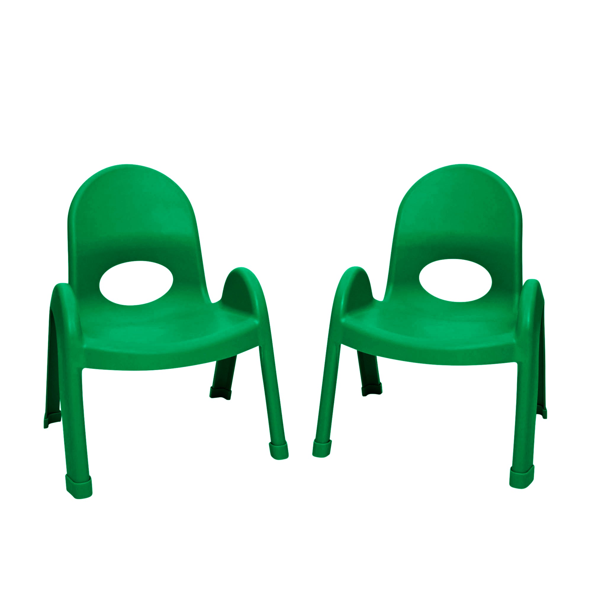 Value Stack 7" Child Chair - Set of 2 - Shamrock Green