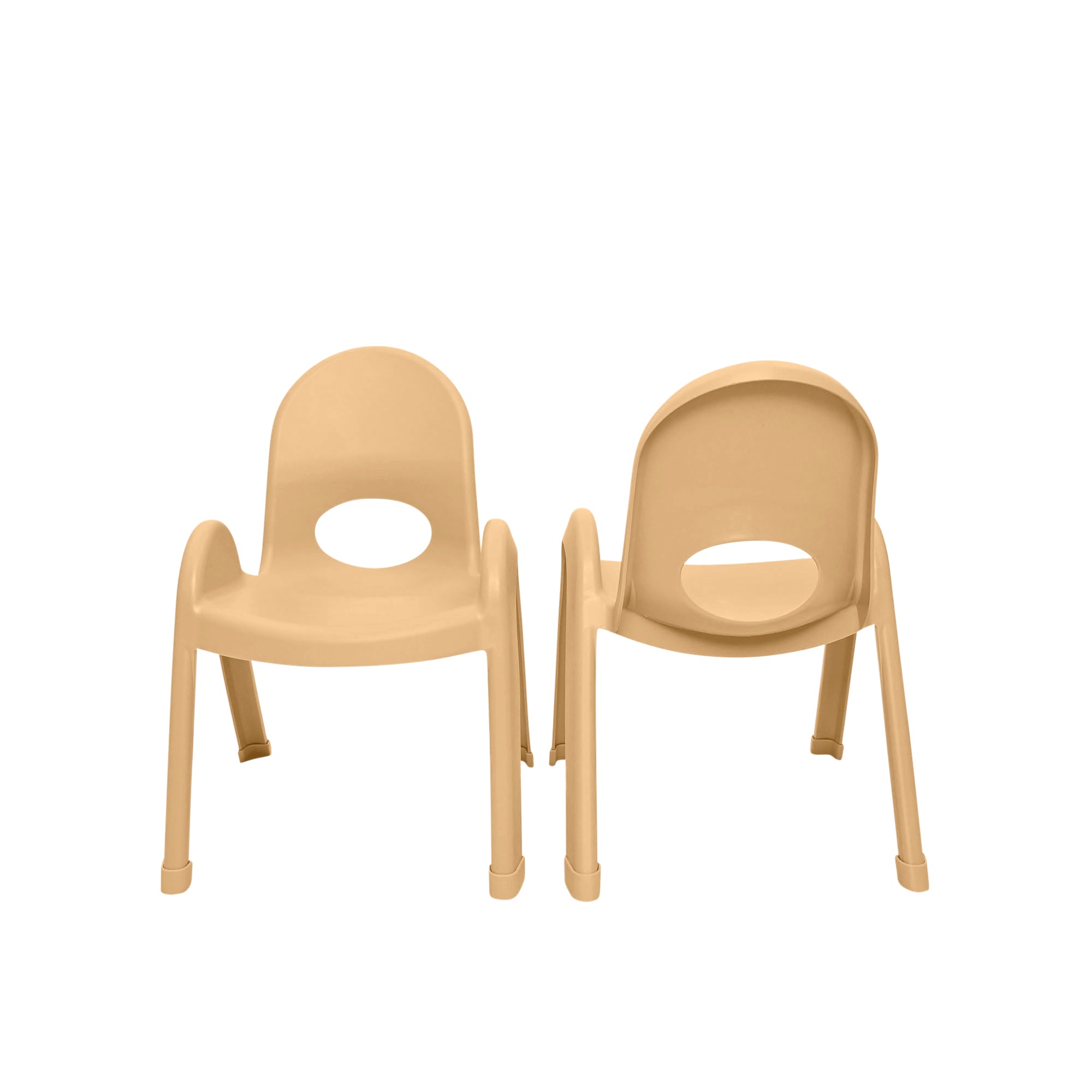 Value Stack 9" Child Chair - Set of 2 - Natural Tan