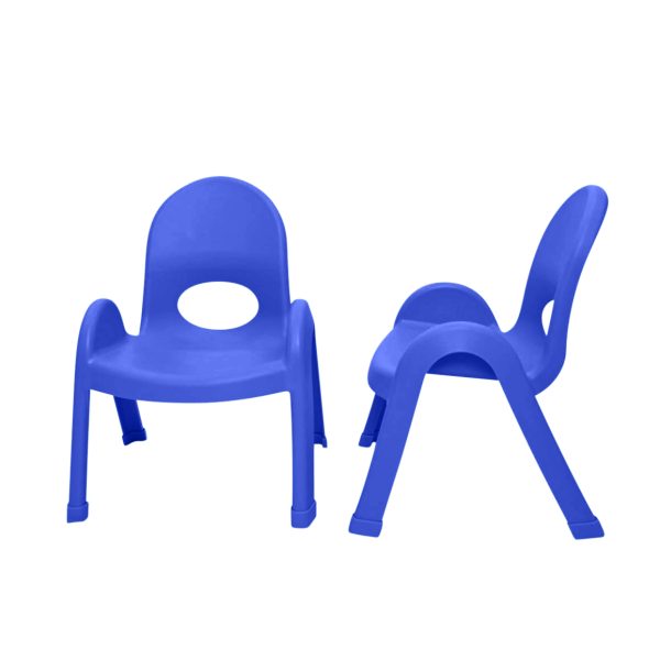 Value Stack™ Stackable Chair - Royal Blue - 9" - Set of 4