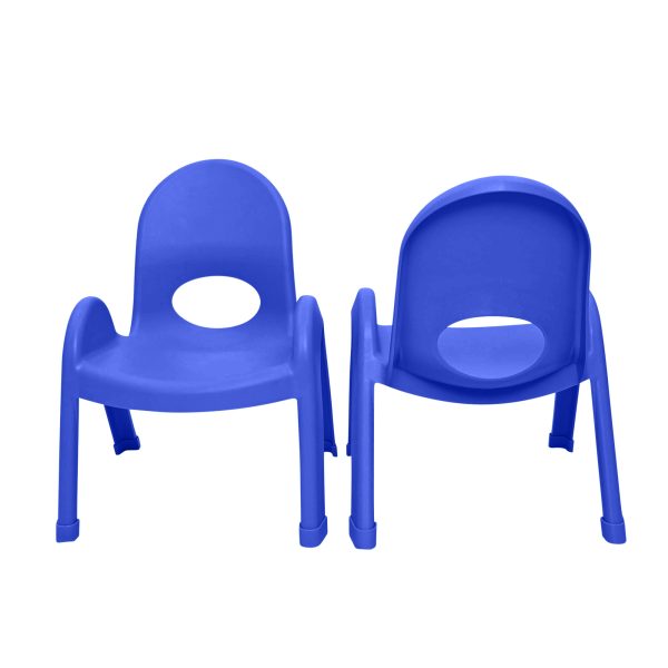 Value Stack™ Stackable Chair - Royal Blue - 9" - Set of 4