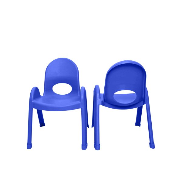 Value Stack™ Stackable Chair - Royal Blue - 11" - Set of 4