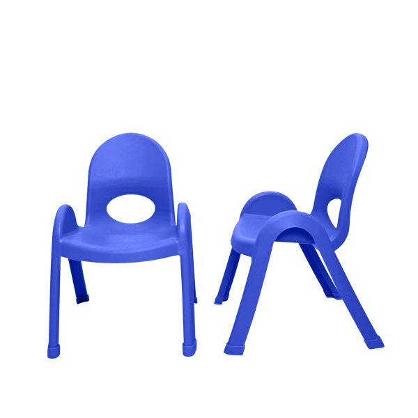 Value Stack™ Stackable Chair - Royal Blue - 11" - Set of 4