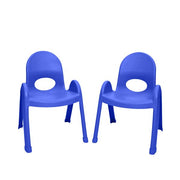 Value Stack™ Stackable Chair - Royal Blue - 11" - Set of 4