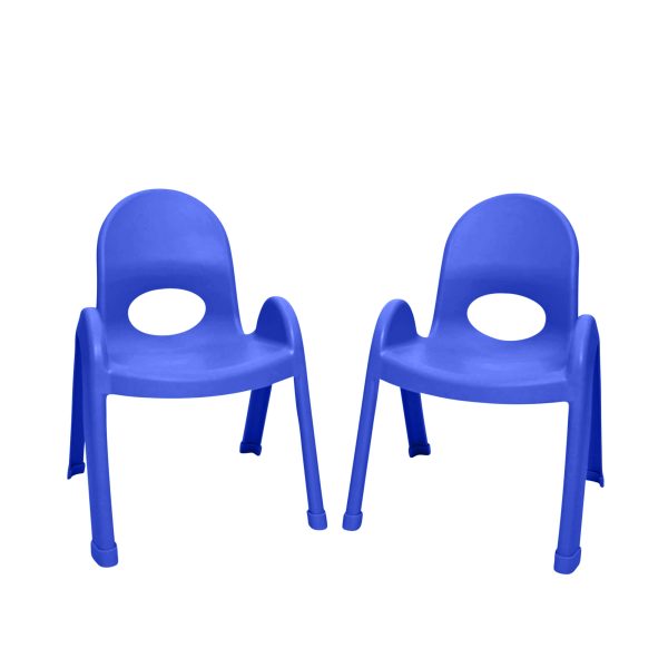 Value Stack™ Stackable Chair - Royal Blue - 11" - Set of 4