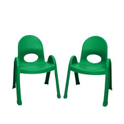 Value Stack™ Stackable Chair - Shamrock Green - 11" - Set of 4