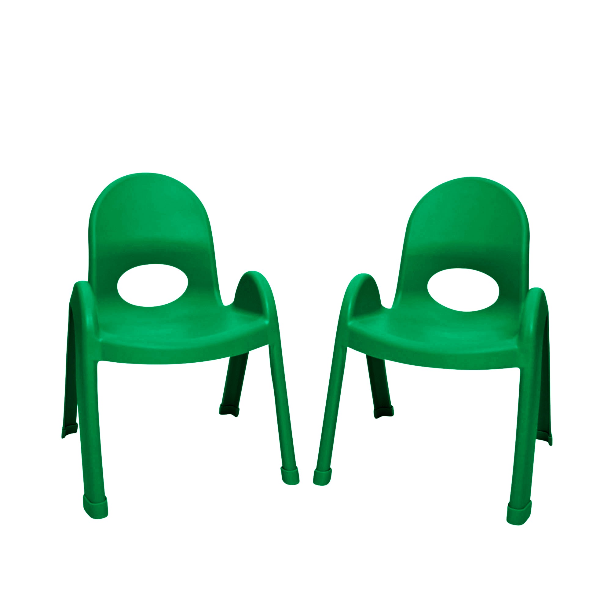 Value Stack 9" Child Chair - Set of 2 - Shamrock Green