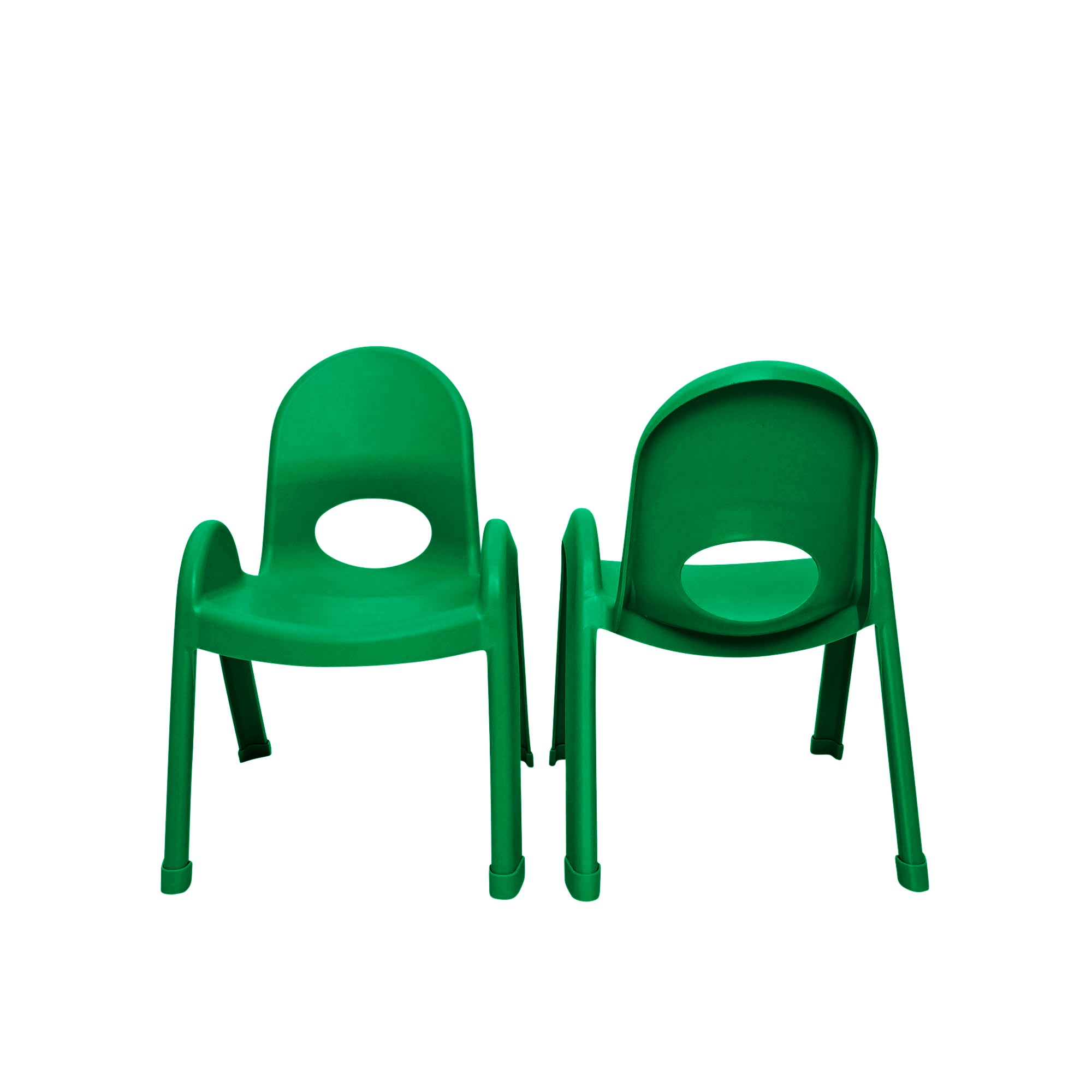 Value Stack 11" Child Chair - Set of 2 - Shamrock Green