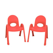 Value Stack™ Stackable Chair - Candy Apple Red - 11" - Set of 4