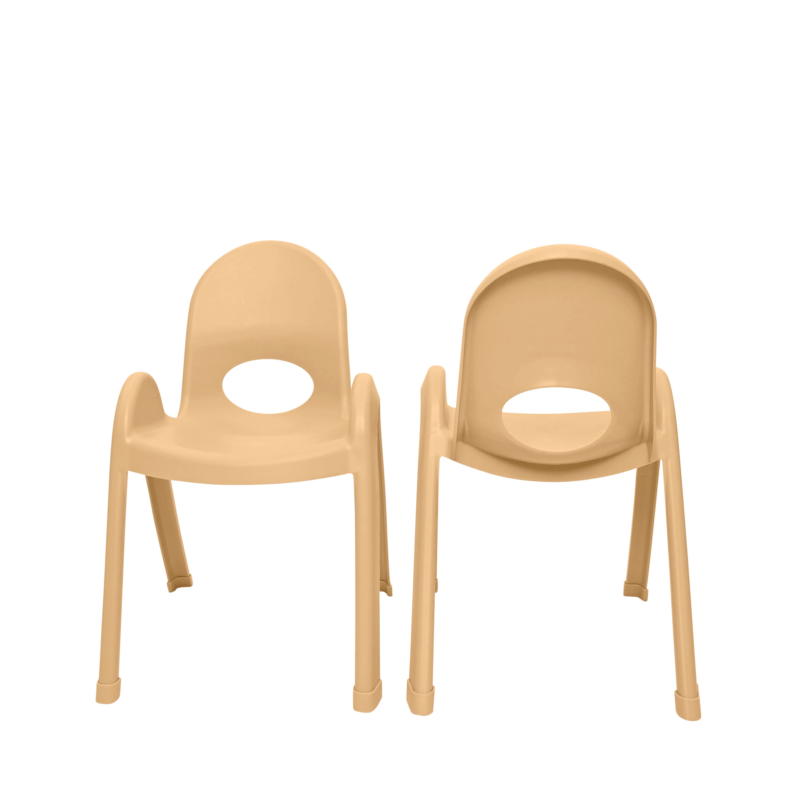 Value Stack 13" Child Chair - Set of 2 - Natural Tan