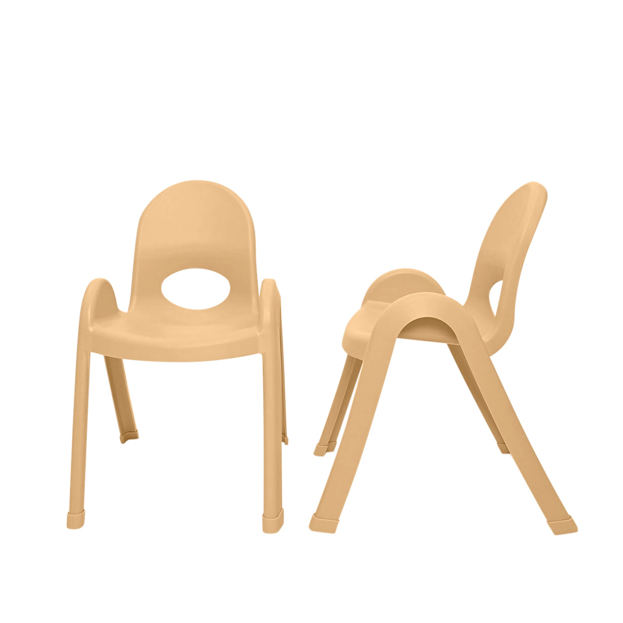 Value Stack 13" Child Chair - Set of 2 - Natural Tan