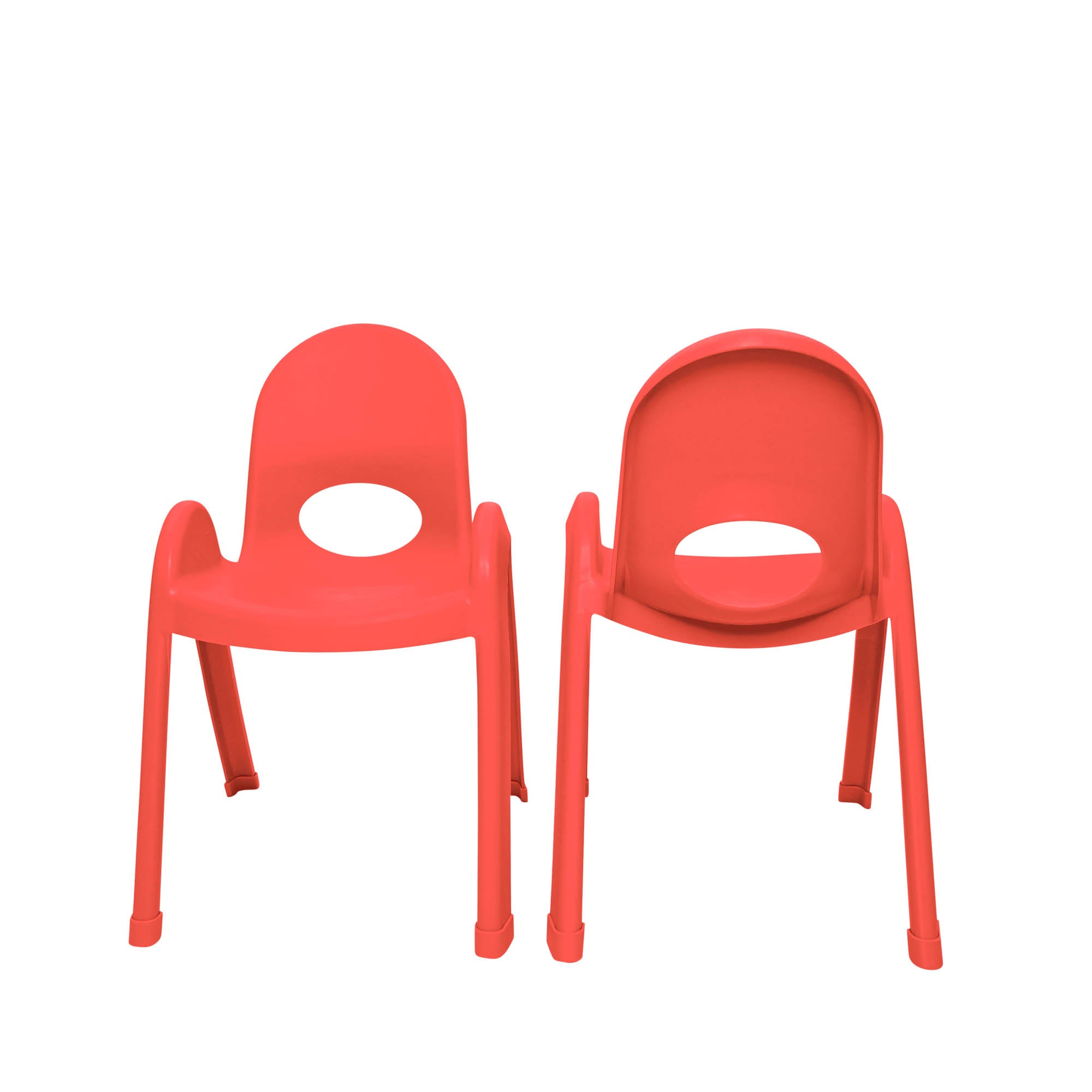 Value Stack 13" Child Chair - Set of 2 - Candy Apple Red