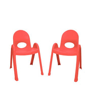 Value Stack 13" Child Chair - Set of 4 - Candy Apple Red
