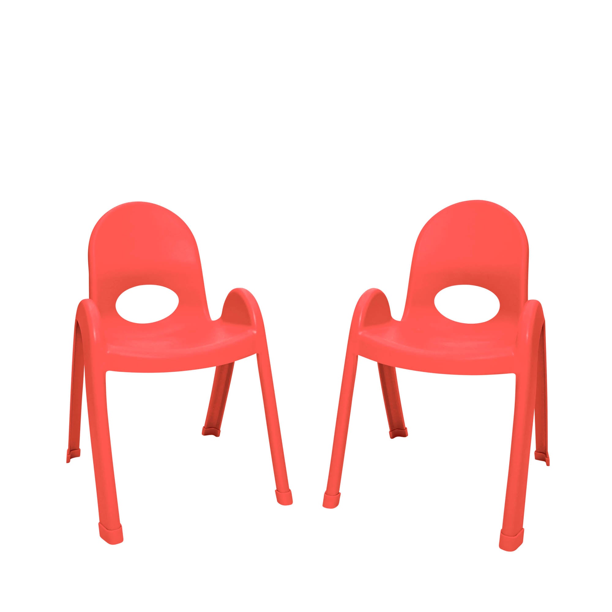 Value Stack 13" Child Chair - Set of 2 - Candy Apple Red