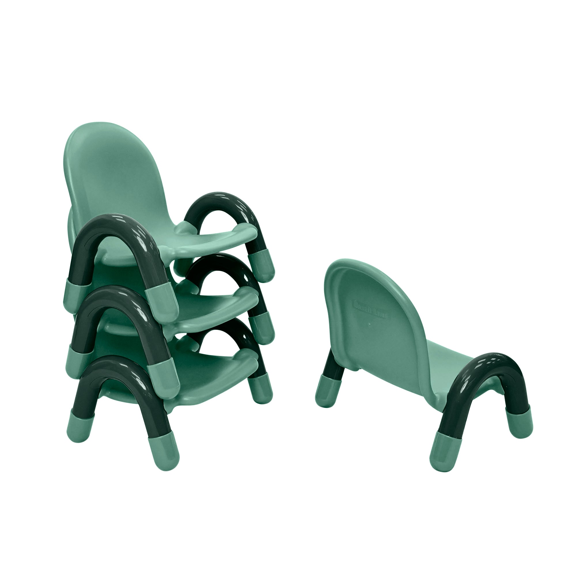 Baseline 5" Child Chair - Set of 4 - Teal Green