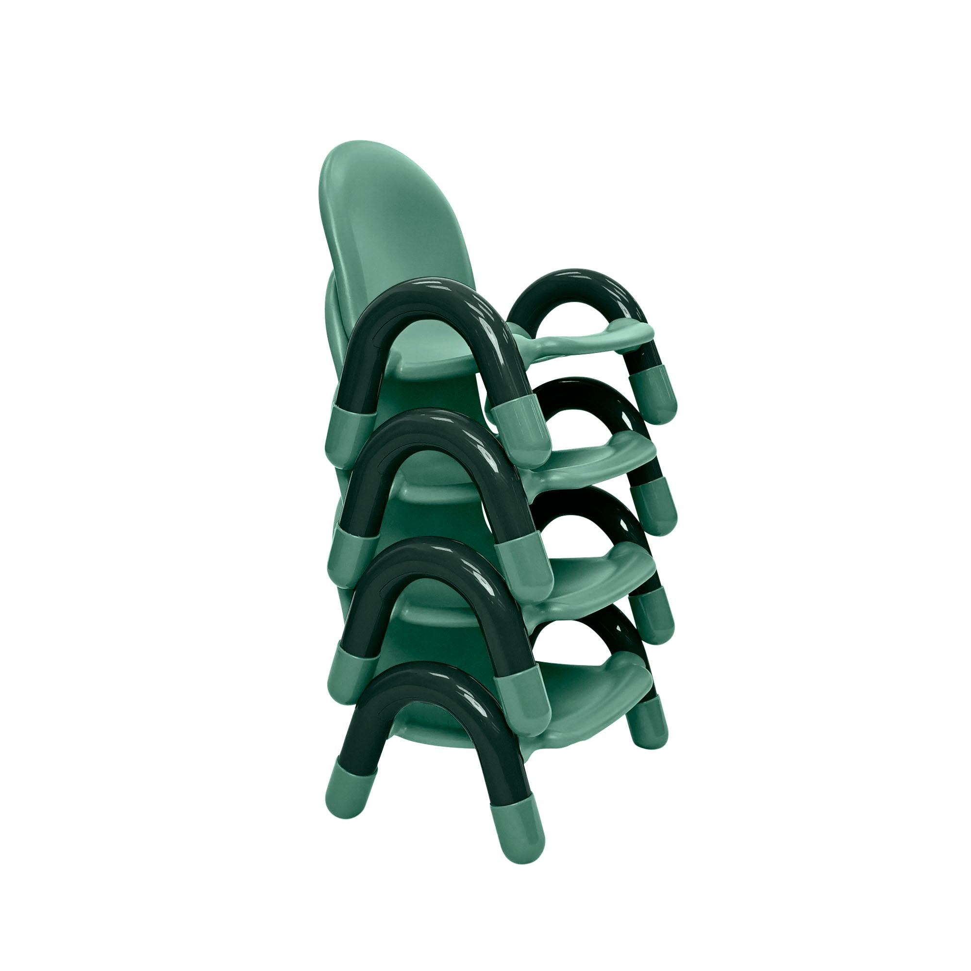 Baseline 5" Child Chair - Set of 4 - Teal Green