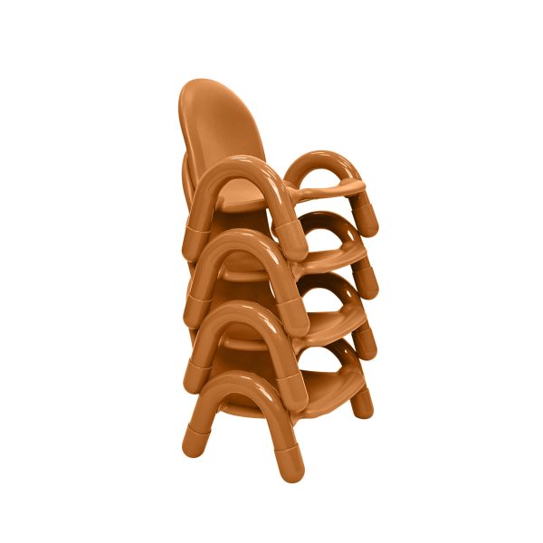 BaseLine® Child Chair - Natural Wood - 5"H - Set of 4