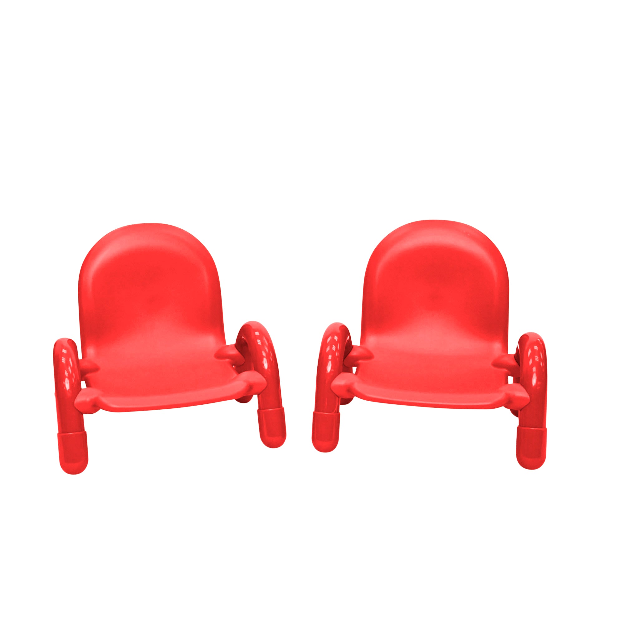 Baseline 5" Child Chair - Set of 2 - Candy Apple Red
