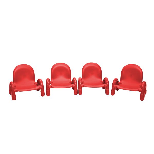Baseline 5" Child Chair - Set of 4 - Candy Apple Red