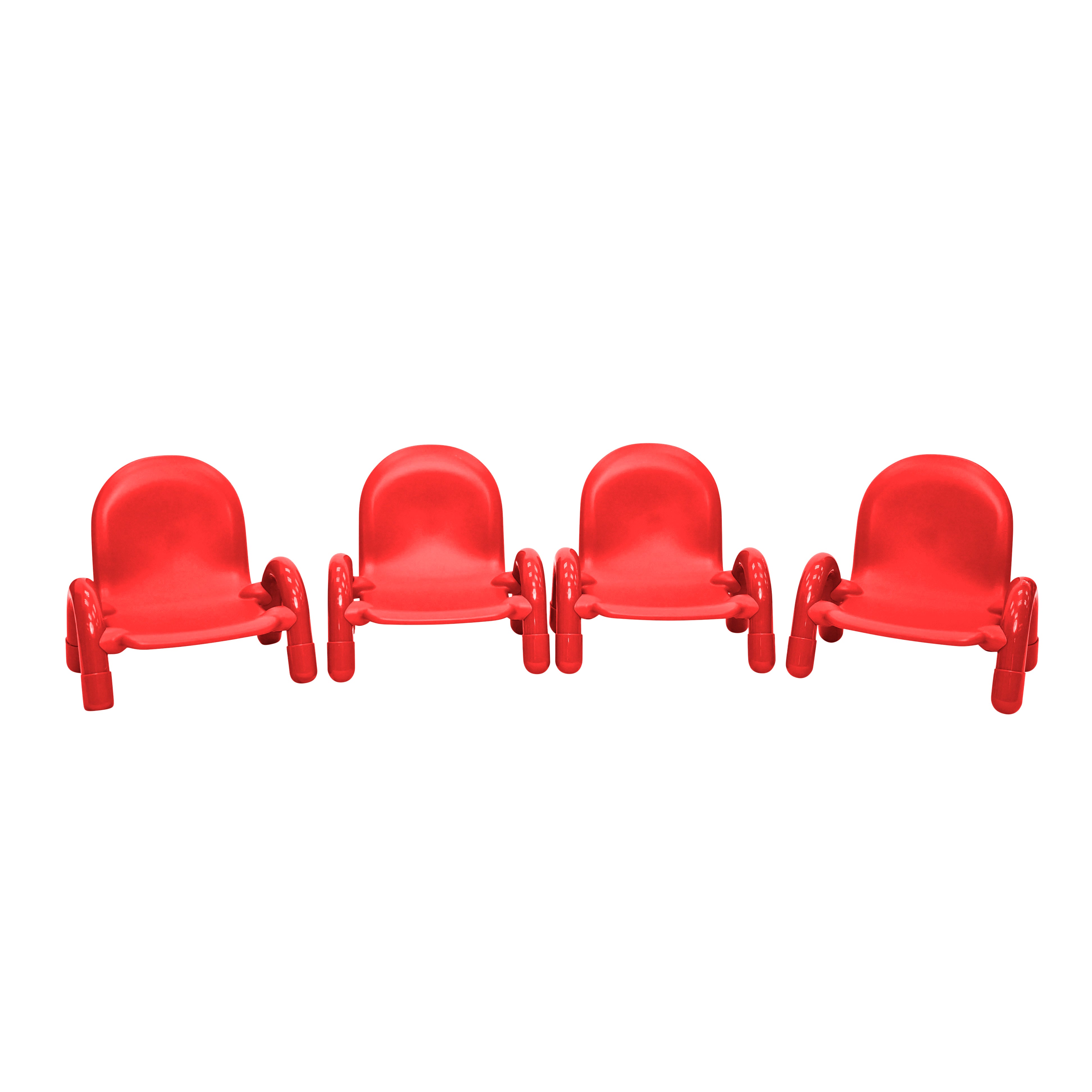 Baseline 5" Child Chair - Set of 4 - Candy Apple Red