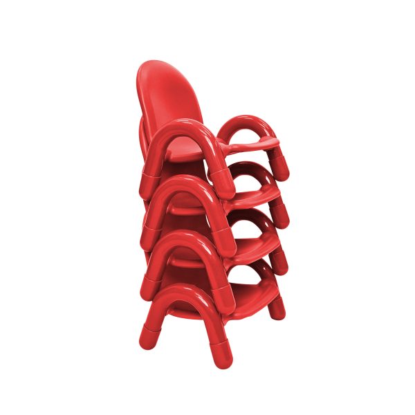 Baseline 5" Child Chair - Set of 4 - Candy Apple Red