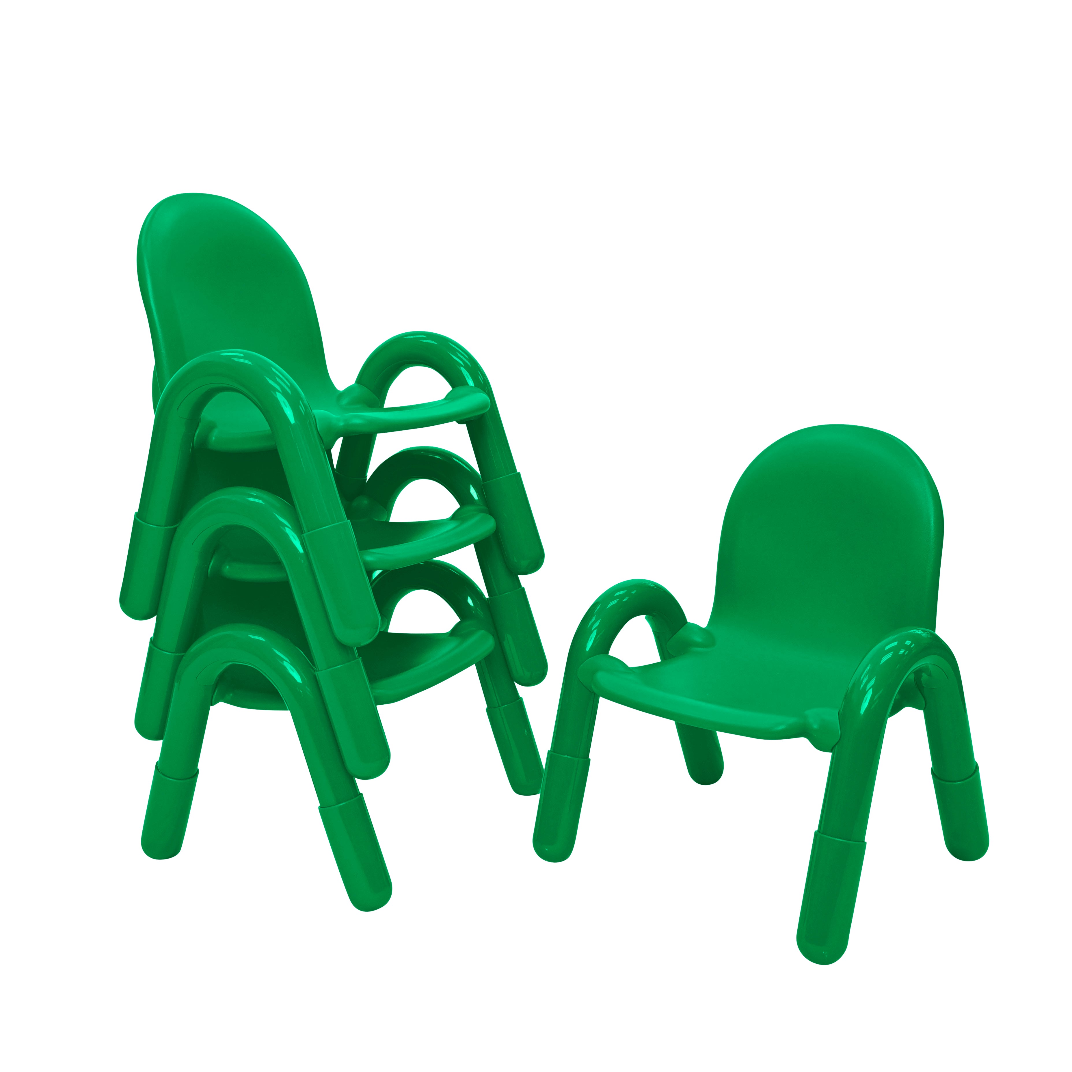 Baseline 7" Child Chair - Set of 4 - Shamrock Green