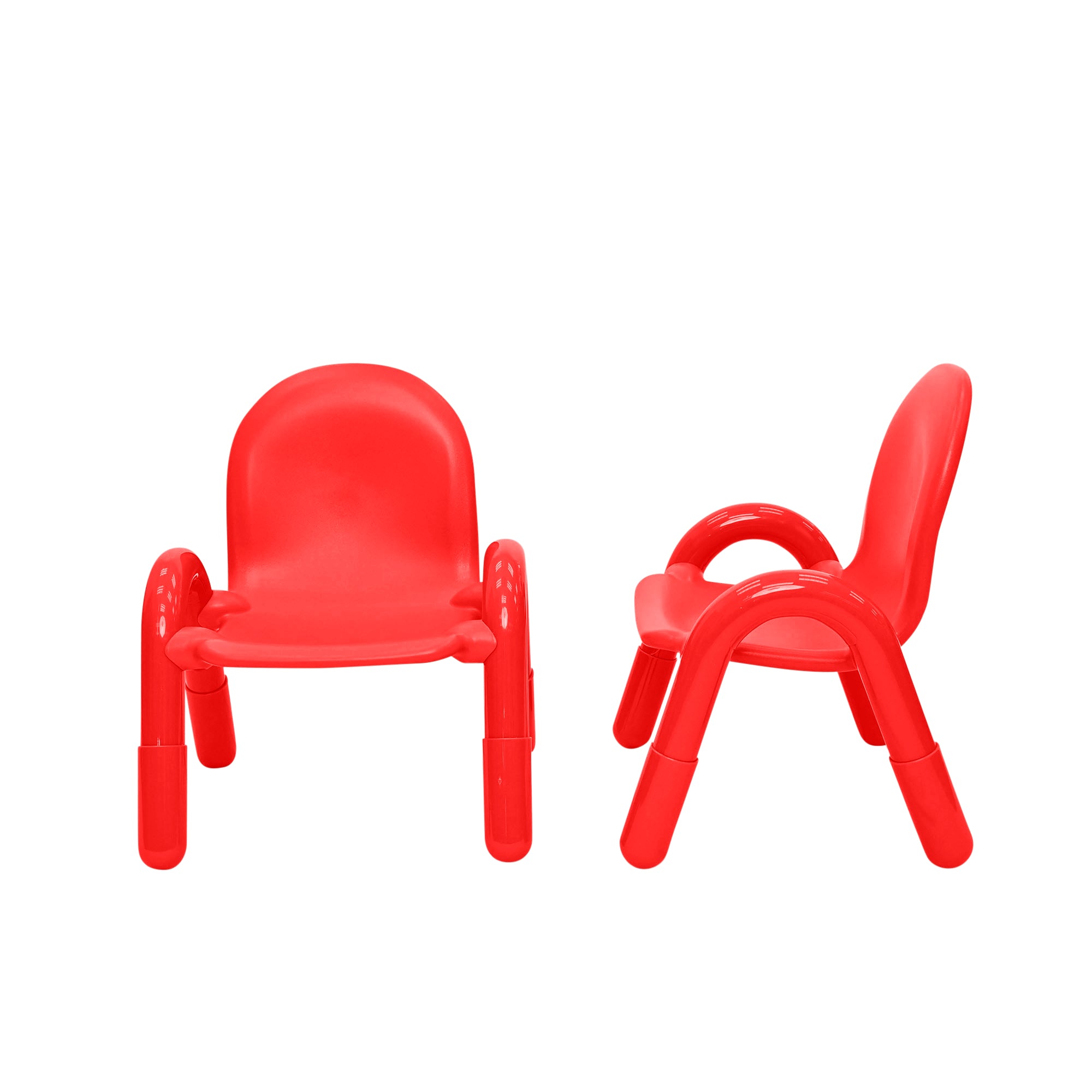 Baseline 7" Child Chair - Set of 2 - Candy Apple Red