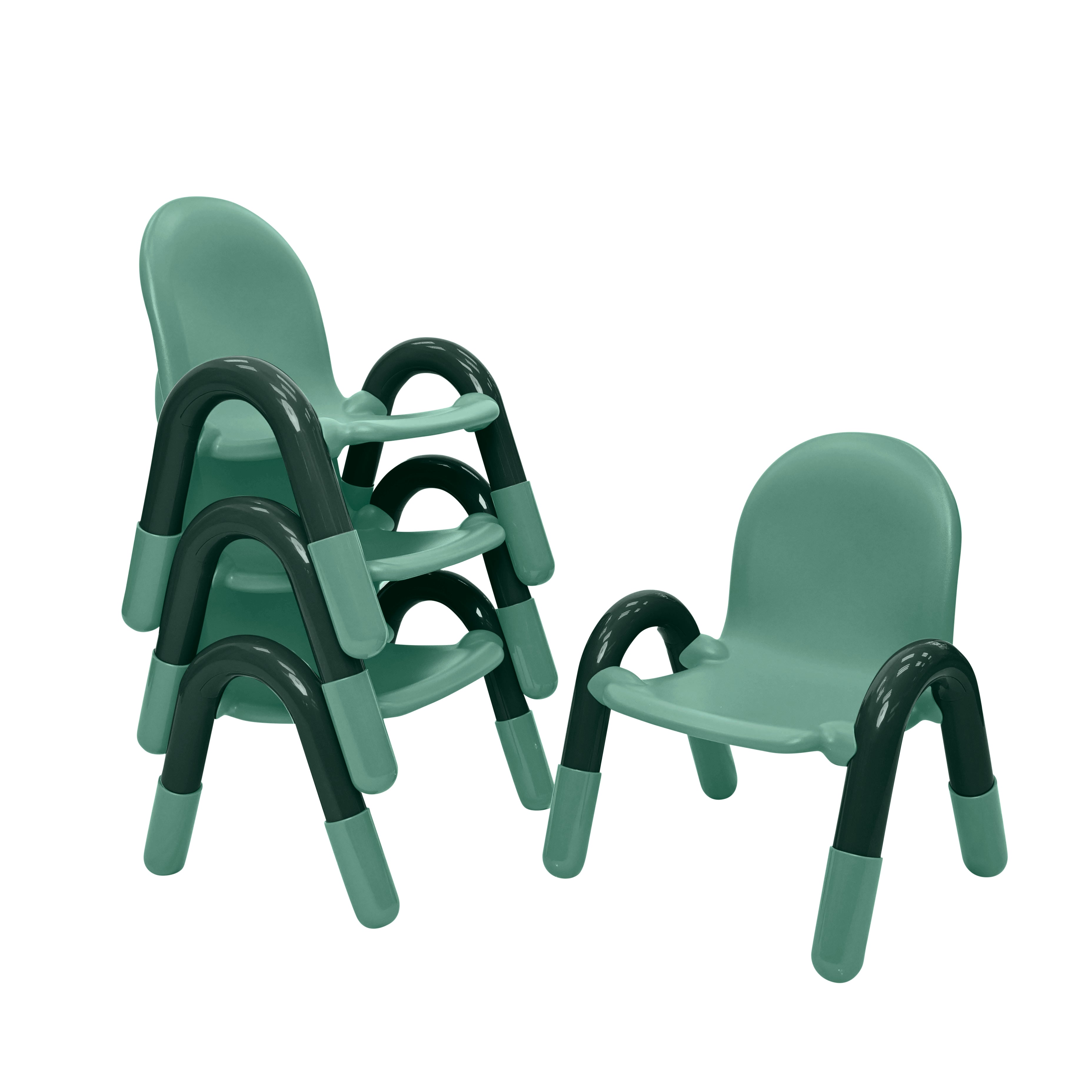 Baseline 9" Child Chair - Set of 4 - Teal Green