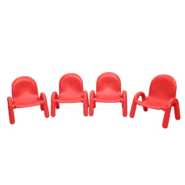 Baseline 9" Child Chair - Set of 4 - Candy Apple Red