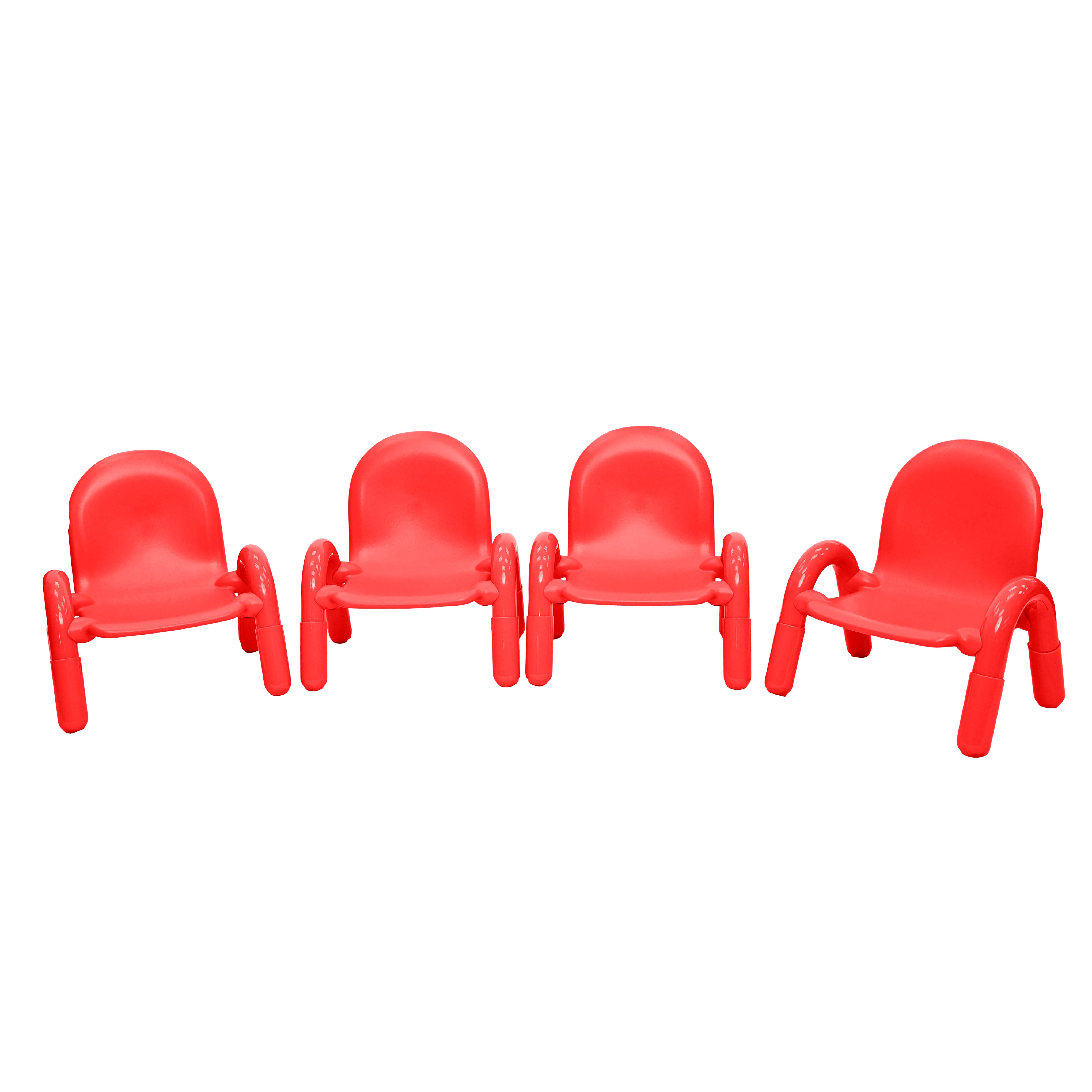 Baseline 9" Child Chair - Set of 4 - Candy Apple Red