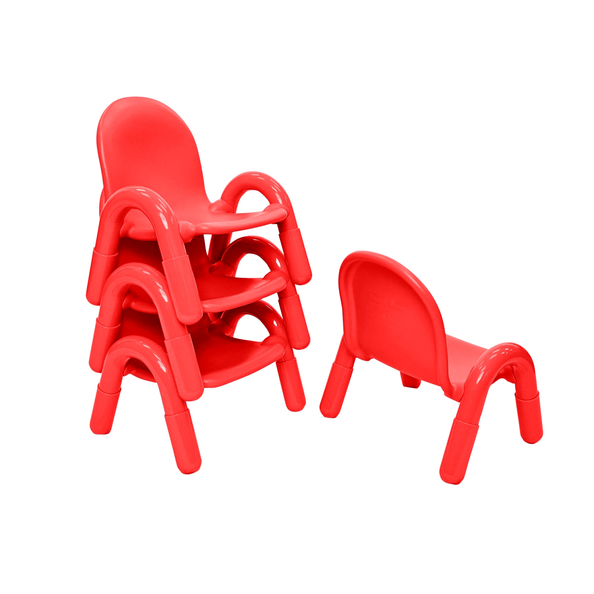 Baseline 9" Child Chair - Set of 4 - Candy Apple Red