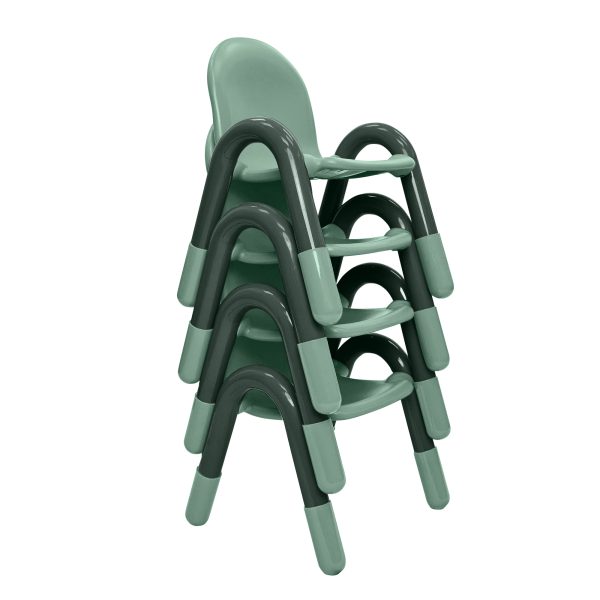 Baseline 11" Child Chair - Set of 4 - Teal Green