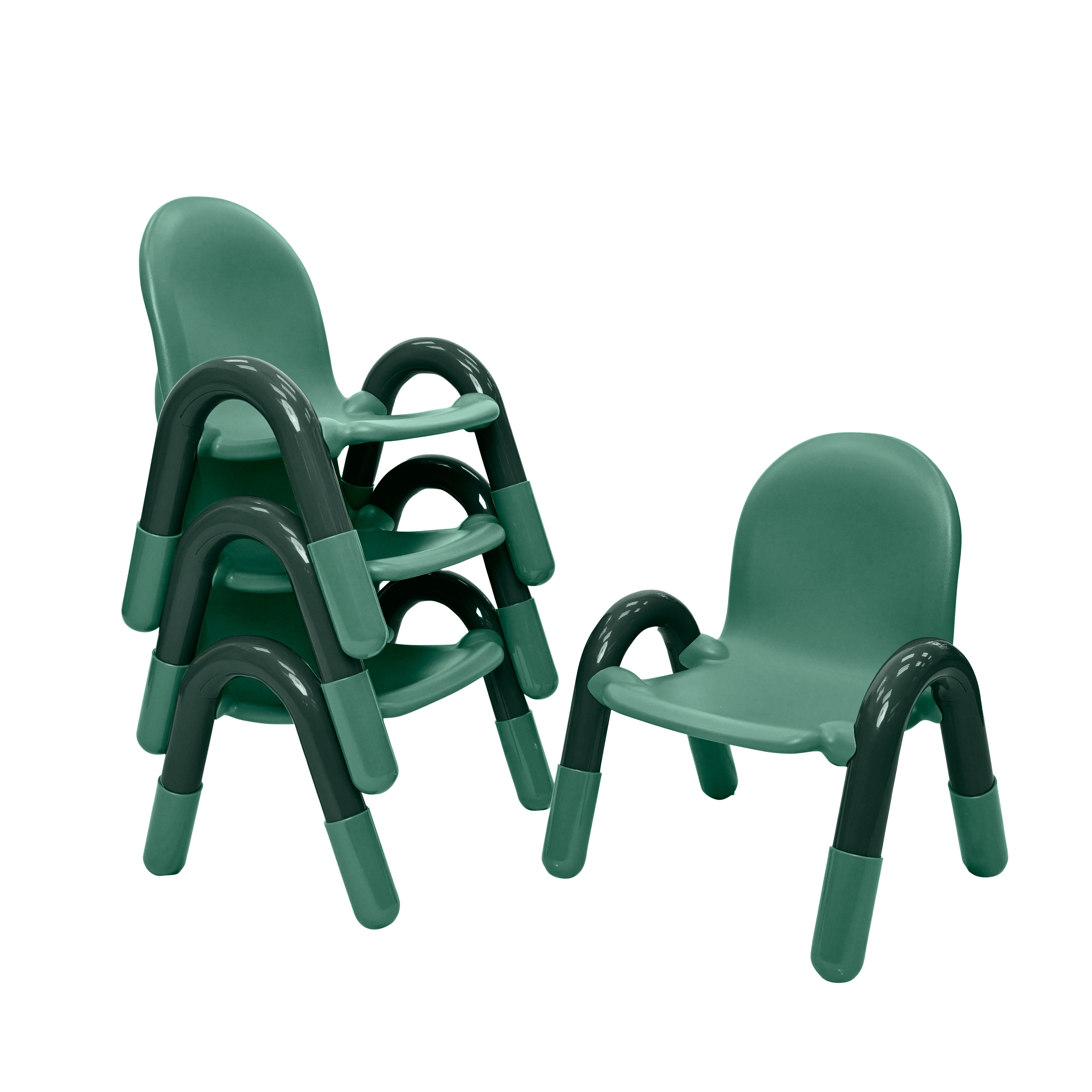 Baseline 11" Child Chair - Set of 4 - Teal Green