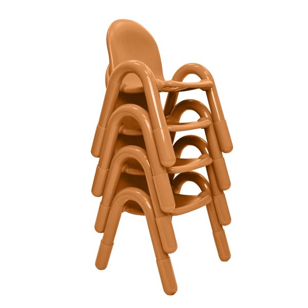 BaseLine® Child Chair - Natural Wood - 11"H - Set of 4