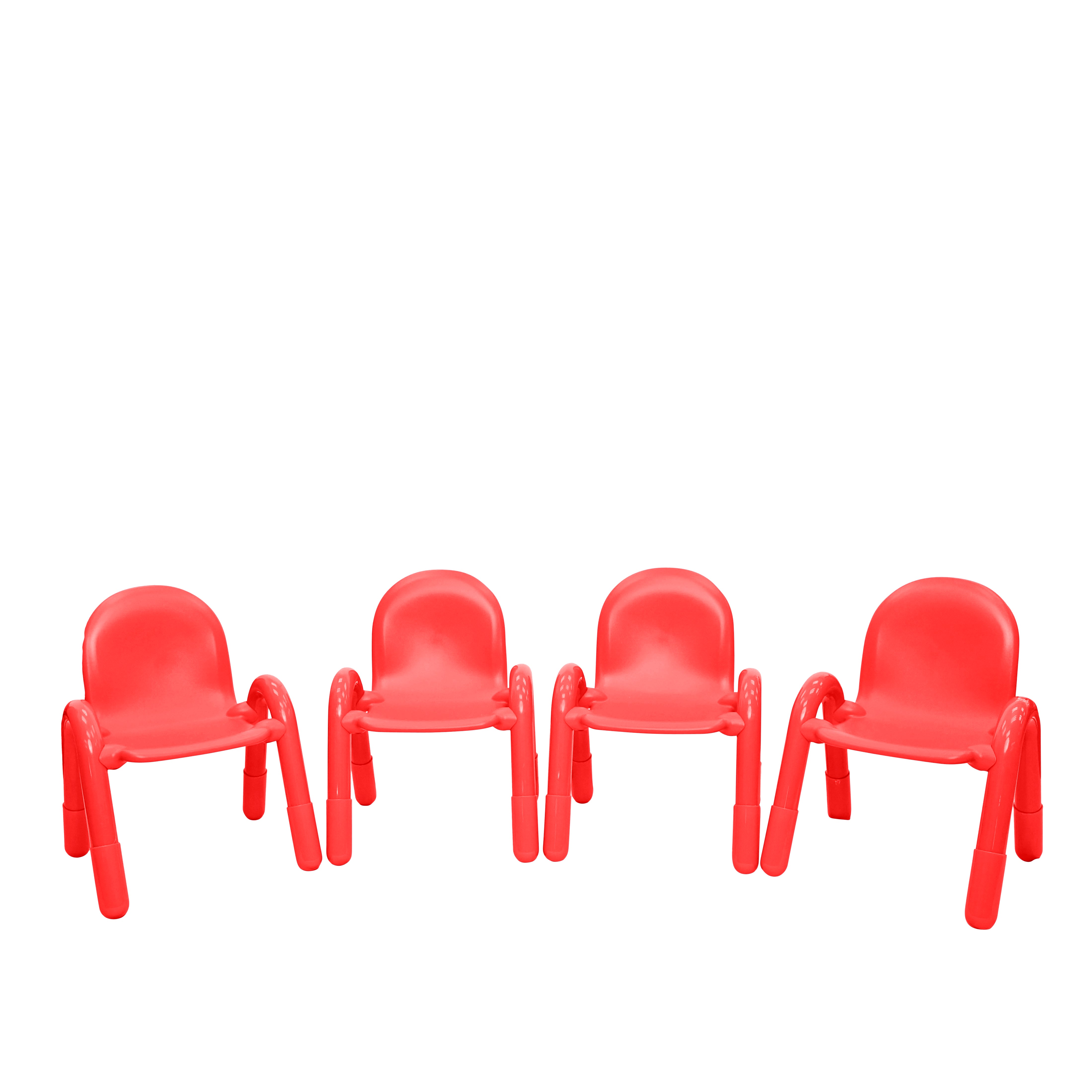 Baseline 11" Child Chair - Set of 4 - Cand Apple Red