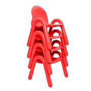 Baseline 11" Child Chair - Set of 4 - Cand Apple Red