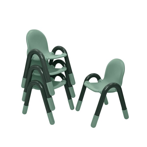 Baseline 13" Child Chair - Set of 4 - Teal Green