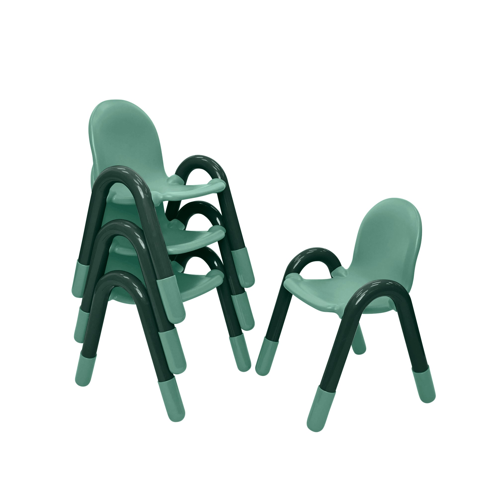 Baseline 13" Child Chair - Set of 4 - Teal Green