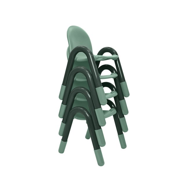 Baseline 13" Child Chair - Set of 4 - Teal Green