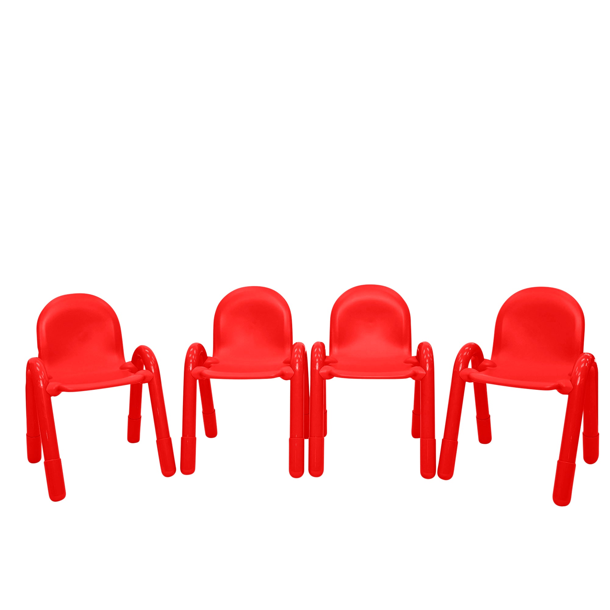 Baseline 13" Child Chair - Set of 4 - Candy Apple Red