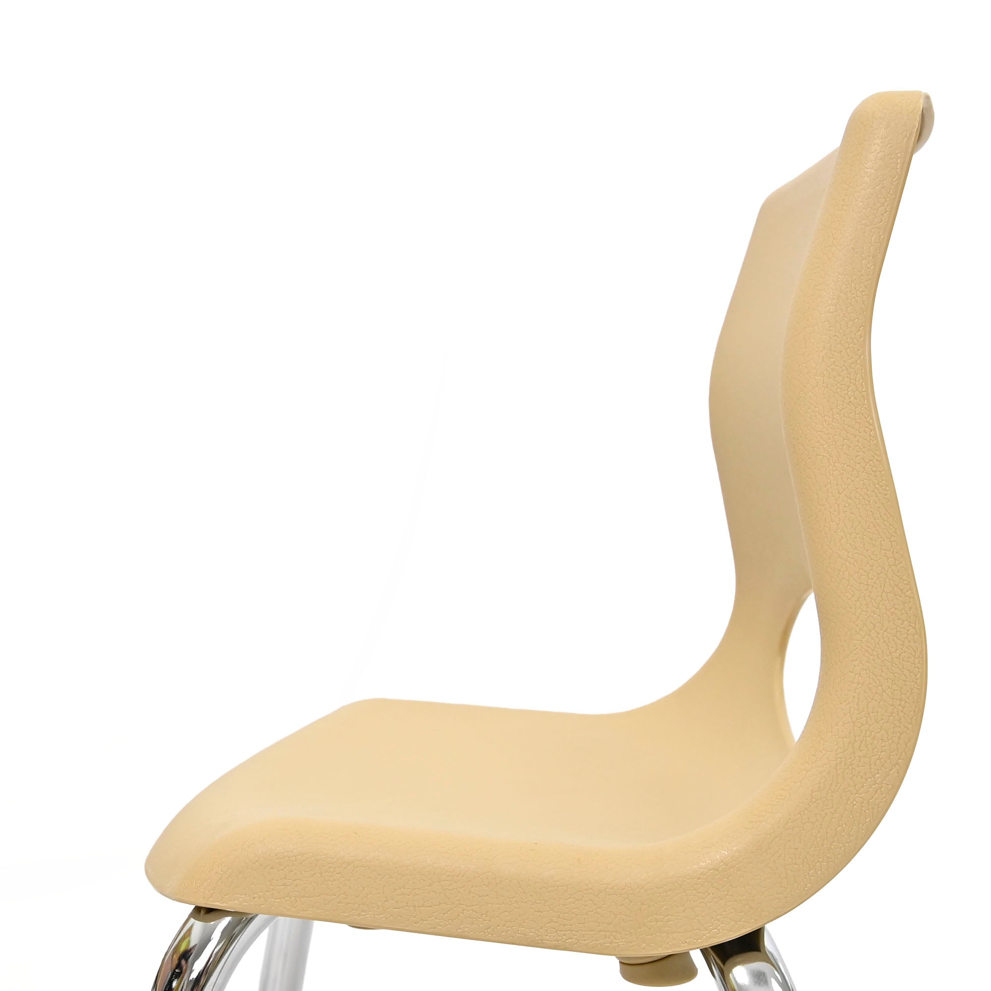 MyPosture Plus 10" Chair - Set of 4 - Tan with Chrome Legs