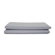 1" Angels 4 Section Folding Rest Nap Mat - Set of 10 - Fog Blue/Sand