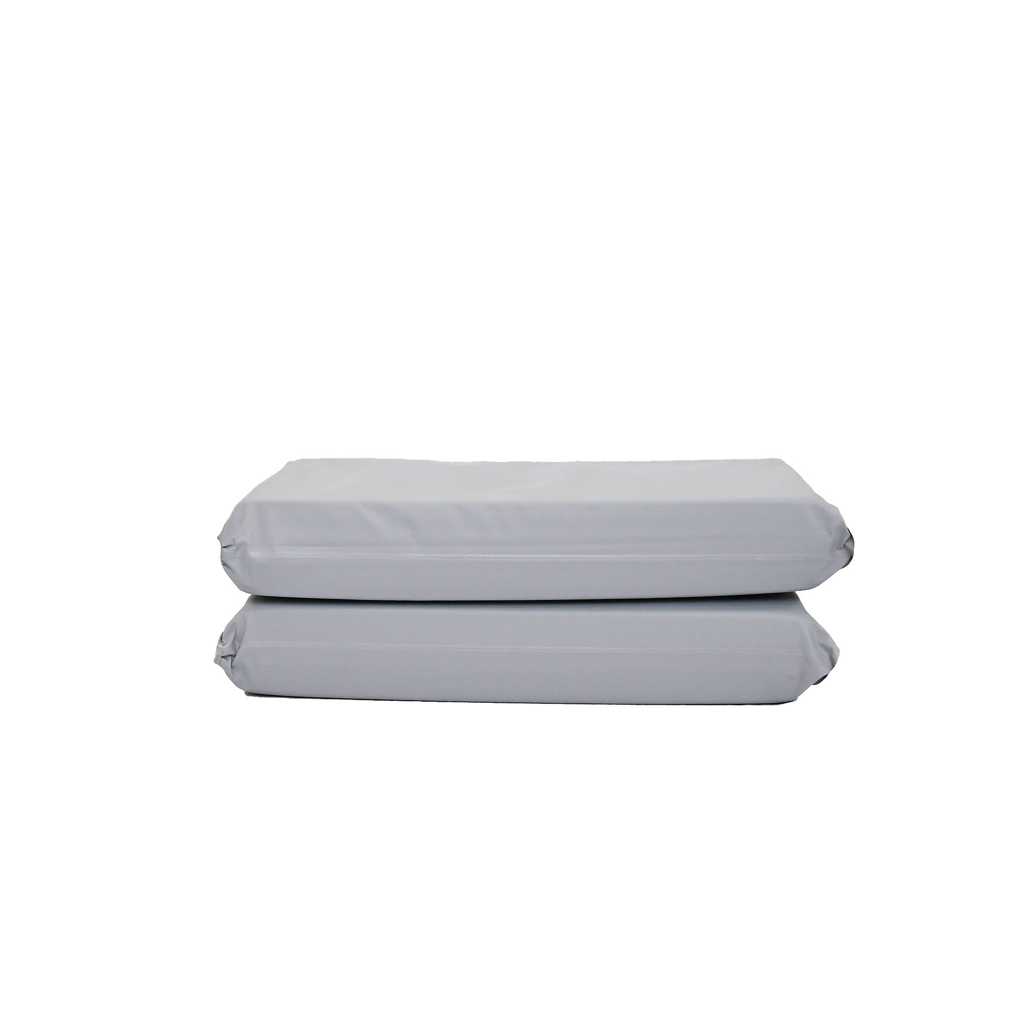 2" Angels 4 Section Folding Rest Nap Mat - Fog Blue/Sand