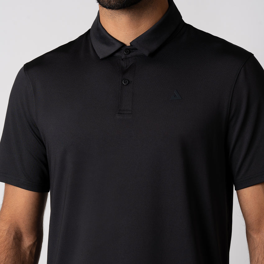 Men's Club Polo (Navy Heather) - L