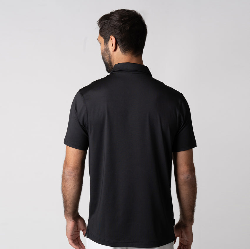 Men's Club Polo (Navy Heather) - L