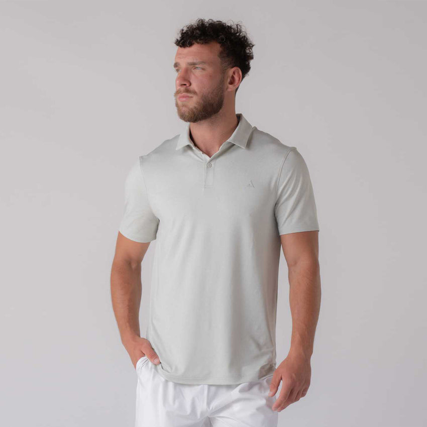 Men's Club Polo (Gravity Gray Heather) - XXL
