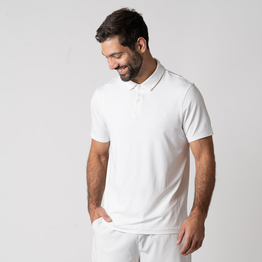 Men's Club Polo (White) - M