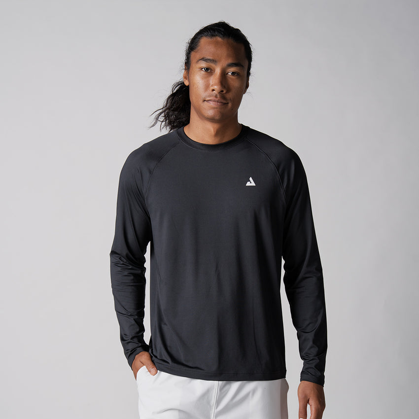 Men's Court Long Sleeve (Black) - S